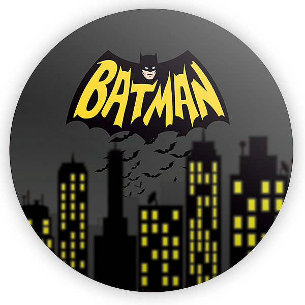Painel Redondo - Batman - Sublimado 3D