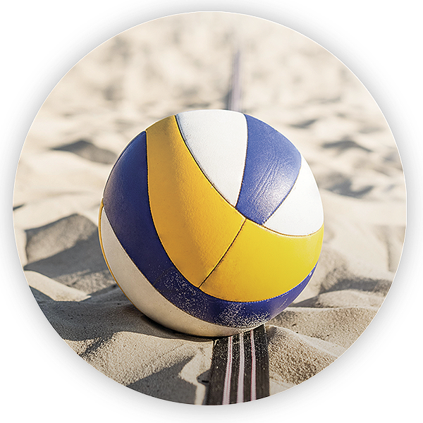Painel Redondo - Volei - Sublimado 3D