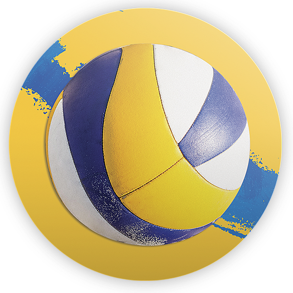 Painel Redondo - Volei - Sublimado 3D