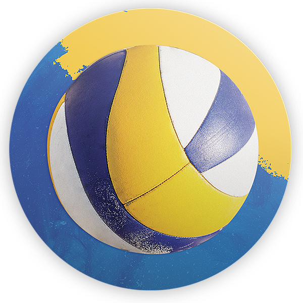 Painel Redondo - Volei - Sublimado 3D