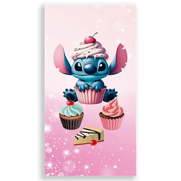 Faixa Lateral - Stitch Confeitaria - Sublimado 3D