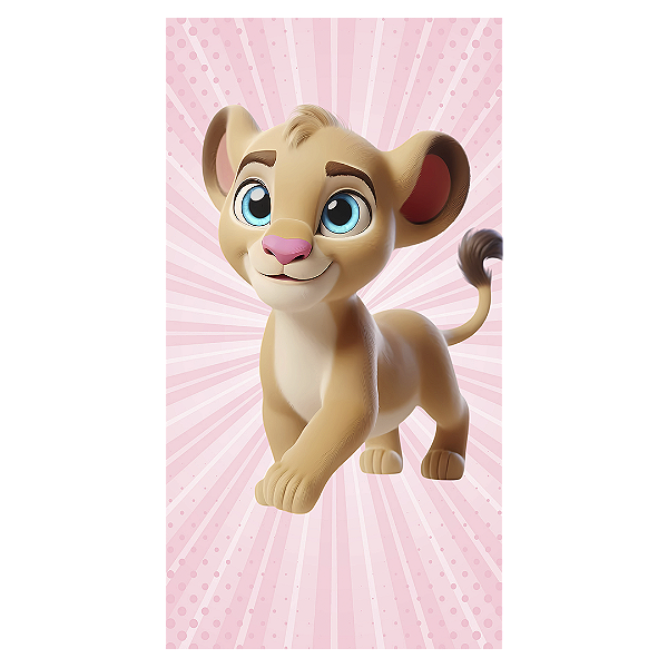 Faixa Lateral - Rei Leão - Sublimado 3D