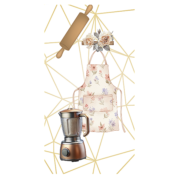 Faixa Lateral - Chá De Casa Nova - Sublimado 3D