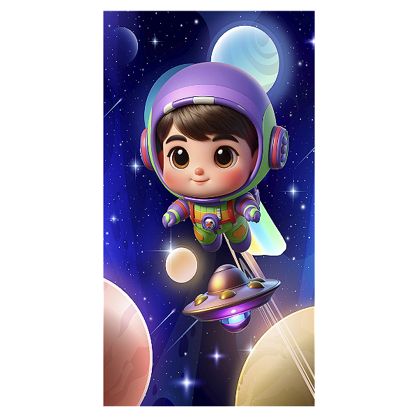 Faixa Lateral - Astrounauta - Sublimado 3D