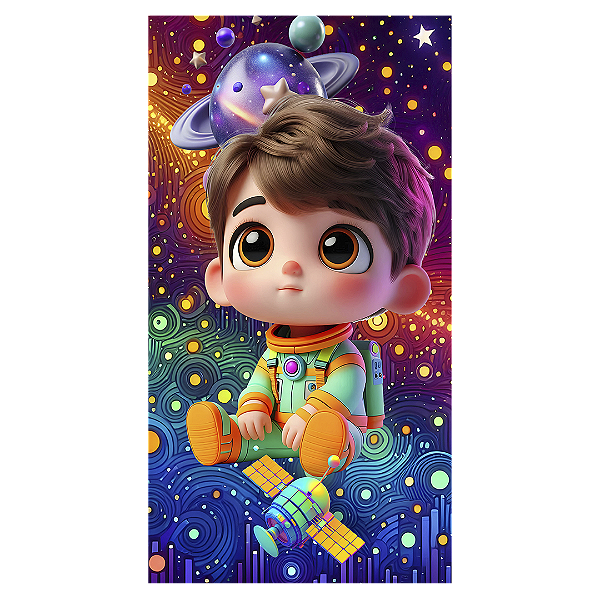 Faixa Lateral - Astrounauta - Sublimado 3D