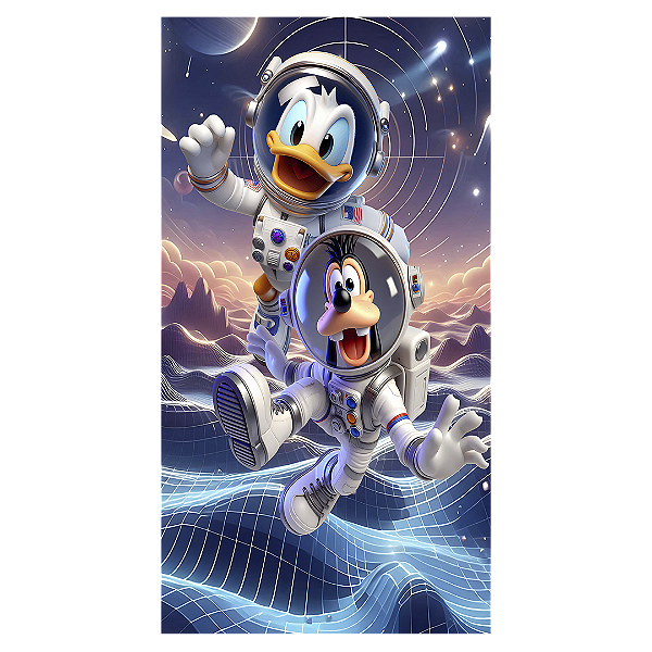 Faixa Lateral - Astrounauta - Sublimado 3D