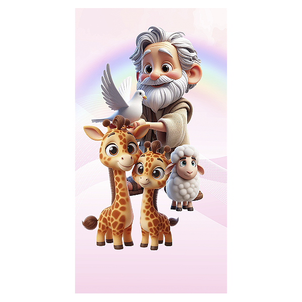 Faixa Lateral - Arca De Noé - Sublimado 3D