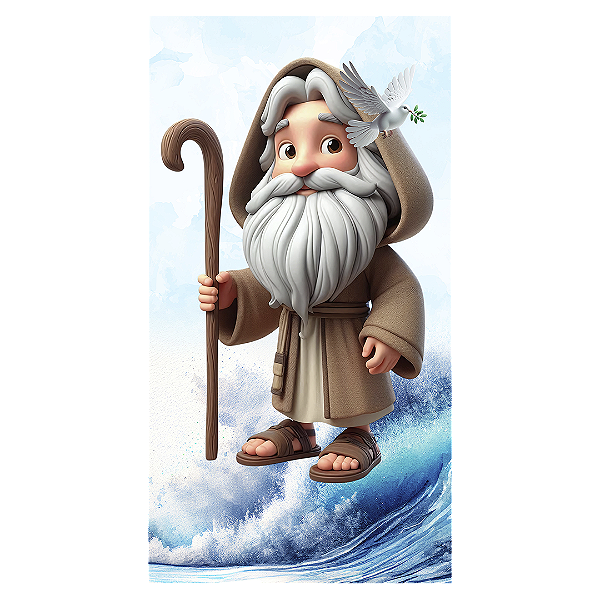 Faixa Lateral - Arca De Noé - Sublimado 3D