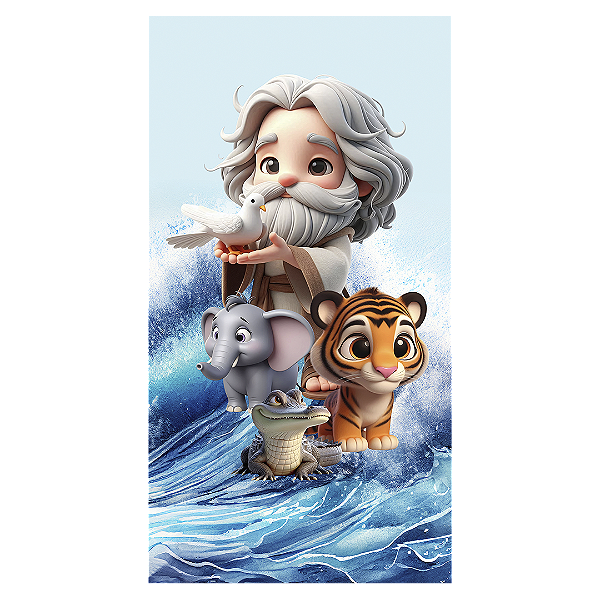 Faixa Lateral - Arca De Noé - Sublimado 3D