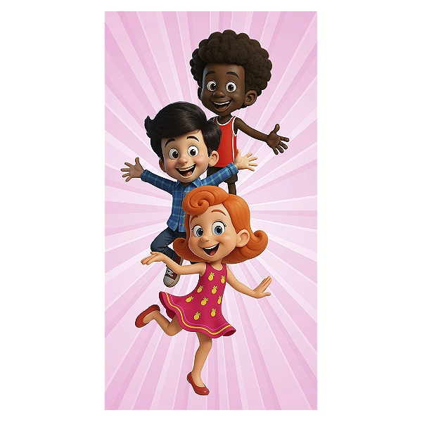 Faixa Lateral - 3 Palavrinhas - Sublimado 3D