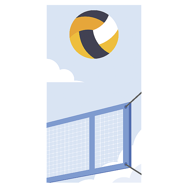 Faixa Lateral - Volei - Sublimado 3D