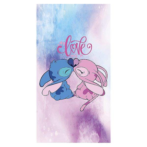 Faixa Lateral - Lilo Stitch Angel - Sublimado 3D