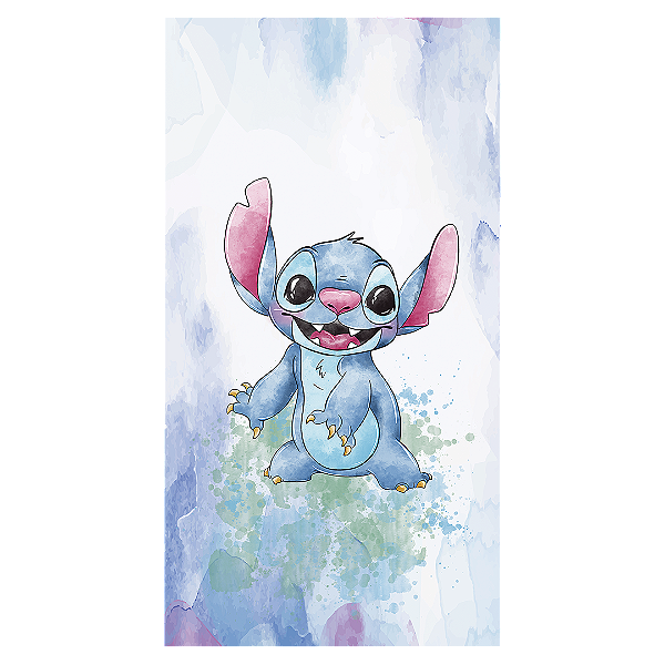 Faixa Lateral - Lilo Stitch Angel - Sublimado 3D