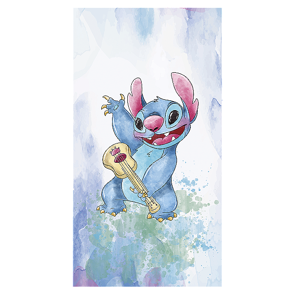 Faixa Lateral - Lilo Stitch Angel - Sublimado 3D