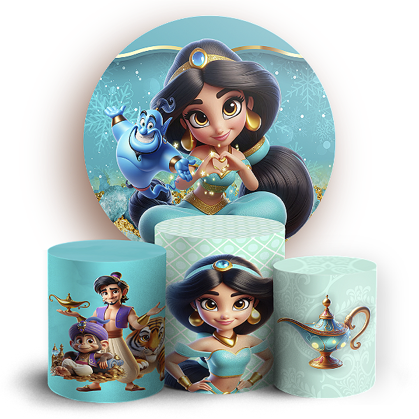 KIT Redondo e Trio - Jasmine - Sublimado 3D