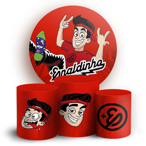 KIT Redondo e Trio - Enaldinho - Sublimado 3D