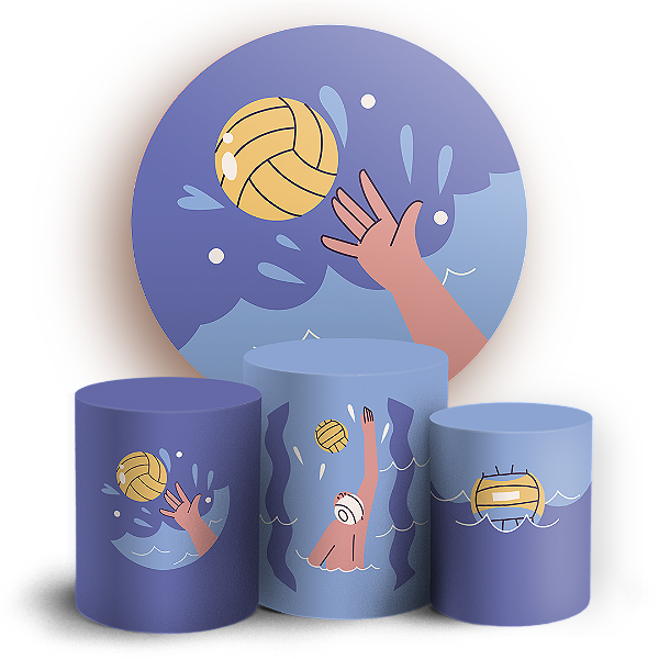 KIT Redondo e Trio - Volei - Sublimado 3D