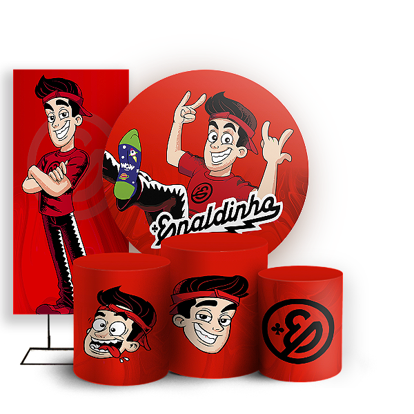 KIT Redondo Trio e Faixa - Enaldinho - Sublimado 3D