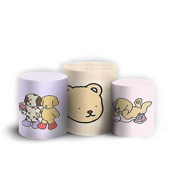 Trio Cilindro - Bobbie Goods - Sublimado 3D