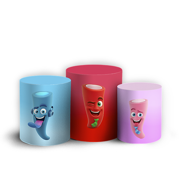 Trio Cilindro - Doce Fini - Sublimado 3D