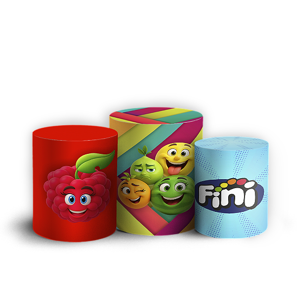 Trio Cilindro - Doce Fini - Sublimado 3D