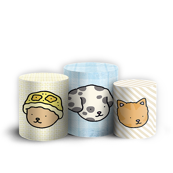 Trio Cilindro - Bobbie Goods - Sublimado 3D