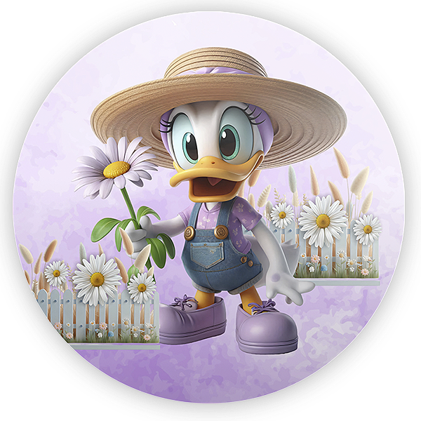 Painel Redondo - Margarida - Sublimado 3D