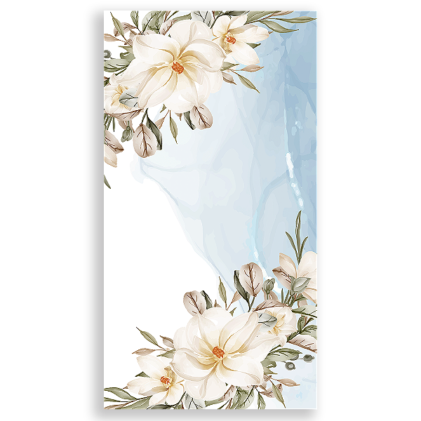 Faixa Lateral - Floral - Sublimado 3D