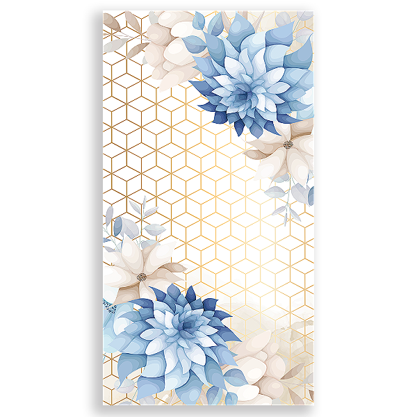 Faixa Lateral - Floral - Sublimado 3D