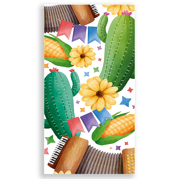 Faixa Lateral - Festa Junina - Sublimado 3D