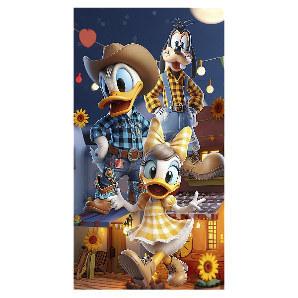 Faixa Lateral - Minnie Fazendinha - Sublimado 3D