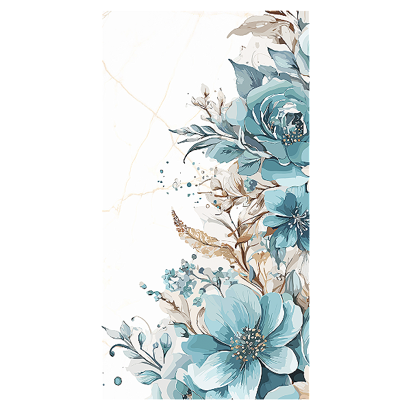 Faixa Lateral - Floral - Sublimado 3D