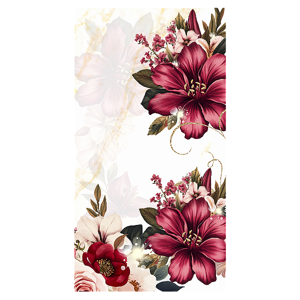 Faixa Lateral - Floral - Sublimado 3D