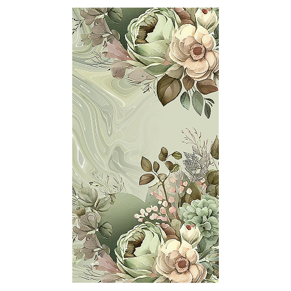 Faixa Lateral - Floral - Sublimado 3D