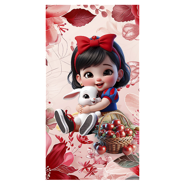 Faixa Lateral - Branca De Neve - Sublimado 3D