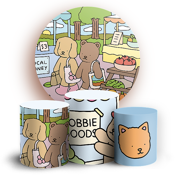 KIT Redondo e Trio - Bobbie Goods - Sublimado 3D