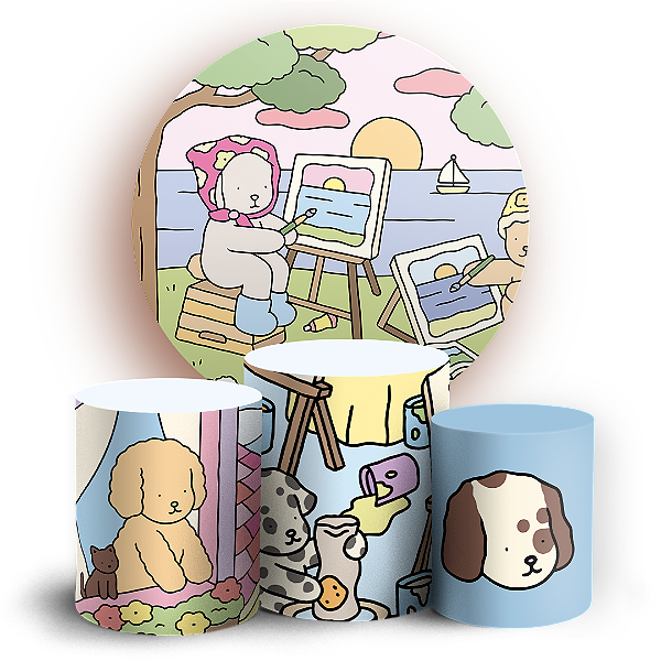 KIT Redondo e Trio - Bobbie Goods - Sublimado 3D