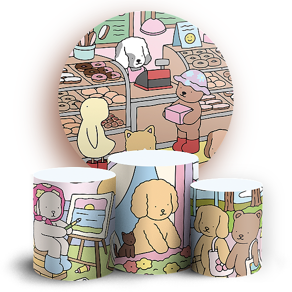 KIT Redondo e Trio - Bobbie Goods - Sublimado 3D