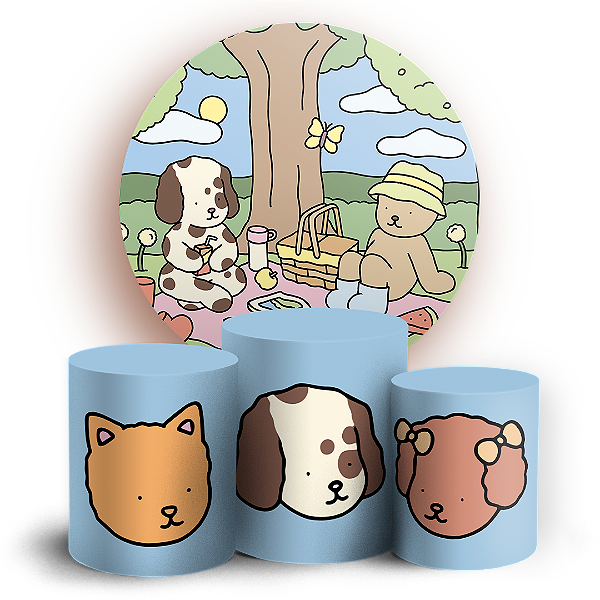 KIT Redondo e Trio - Bobbie Goods - Sublimado 3D