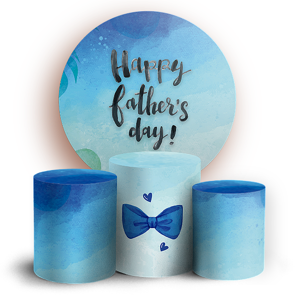 KIT Redondo e Trio - Dia dos Pais - Sublimado 3D