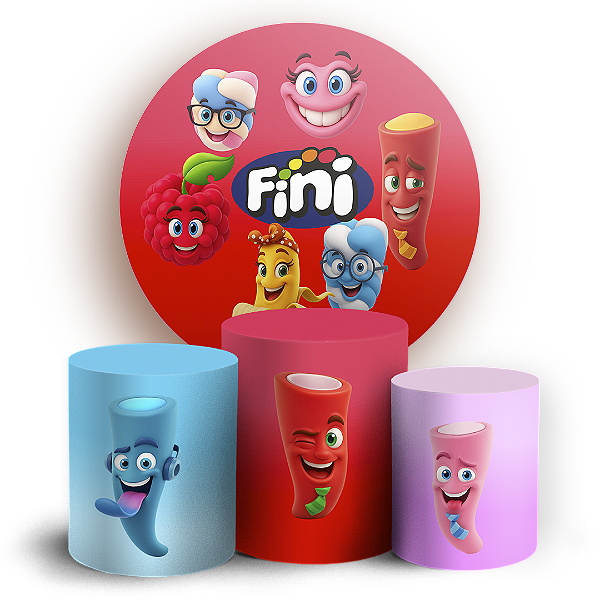 KIT Redondo e Trio - Doce Fini - Sublimado 3D