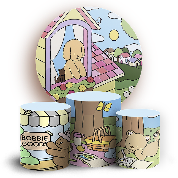 KIT Redondo e Trio - Bobbie Goods - Sublimado 3D