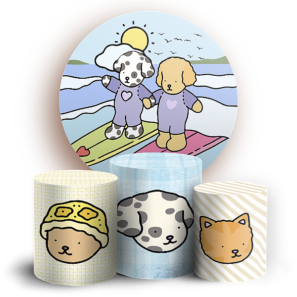 KIT Redondo e Trio - Bobbie Goods - Sublimado 3D