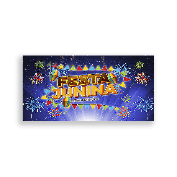 Painel Retangular - Festa Junina - Sublimado 3D