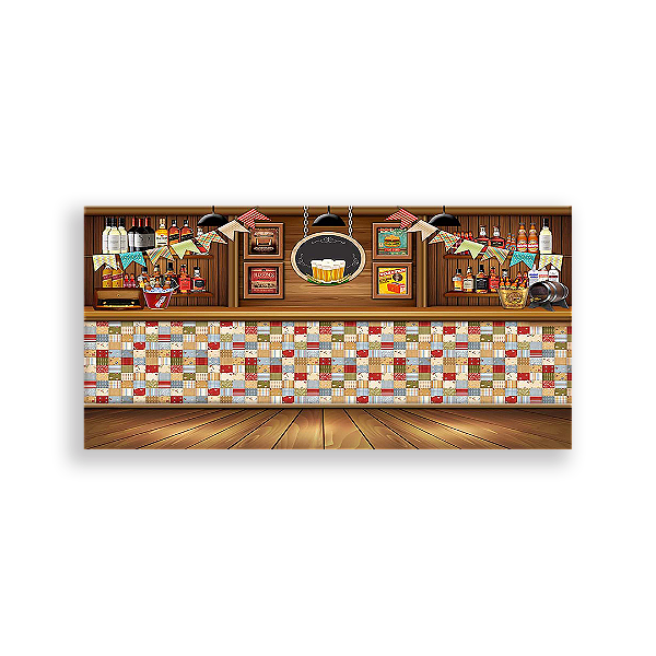 Painel Retangular - Festa Junina - Sublimado 3D