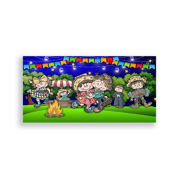 Painel Retangular - Festa Junina - Sublimado 3D
