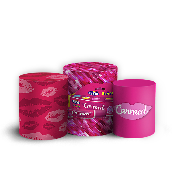 Trio Cilindro - Carmed - Sublimado 3D