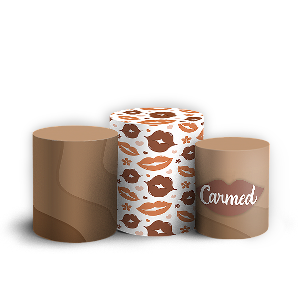 Trio Cilindro - Carmed - Sublimado 3D