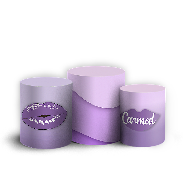 Trio Cilindro - Carmed - Sublimado 3D