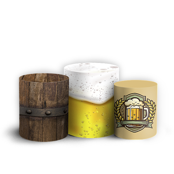 Trio Cilindro - Boteco - Sublimado 3D